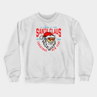 Merry Christmas with Santa Crewneck Sweatshirt